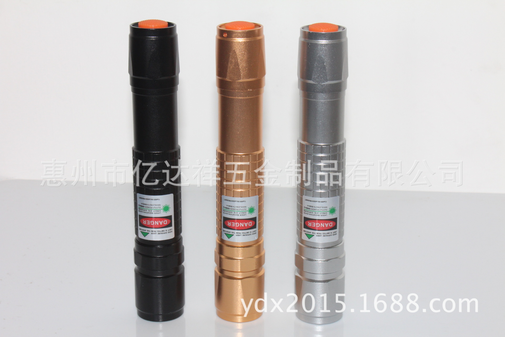 激光笔外壳加工  铝合金手电筒  绿光外壳
