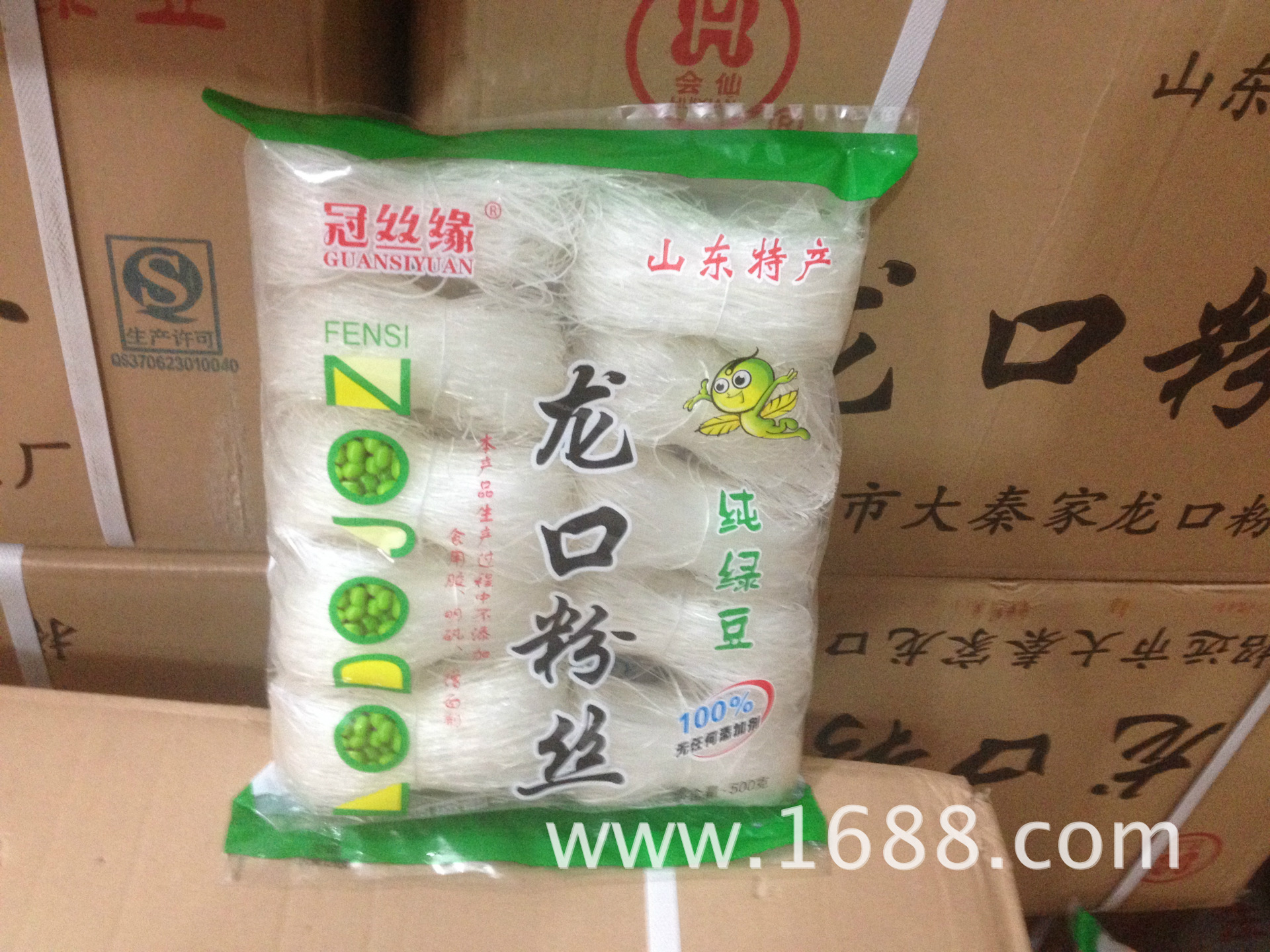 粉丝、粉皮-厂家直销 山东龙口粉丝 冠丝缘粉丝