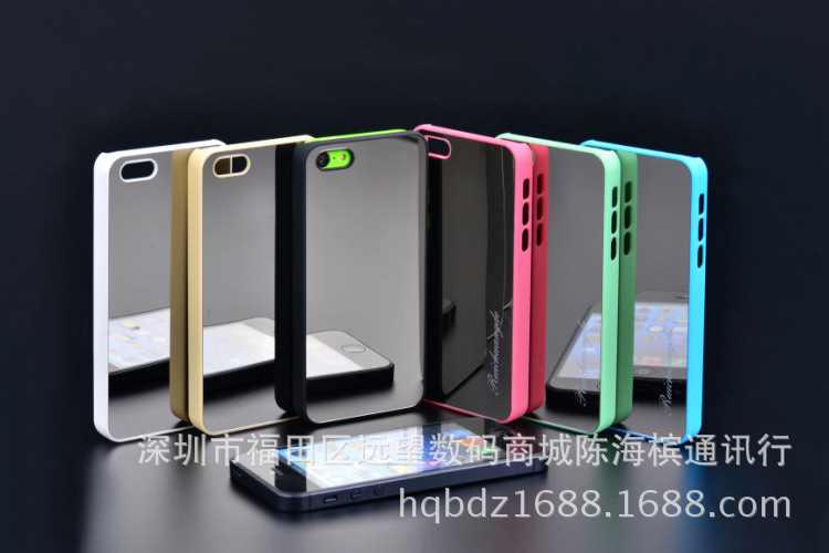 iphone5c手机壳 镜面手机保护套 苹果5s手机套