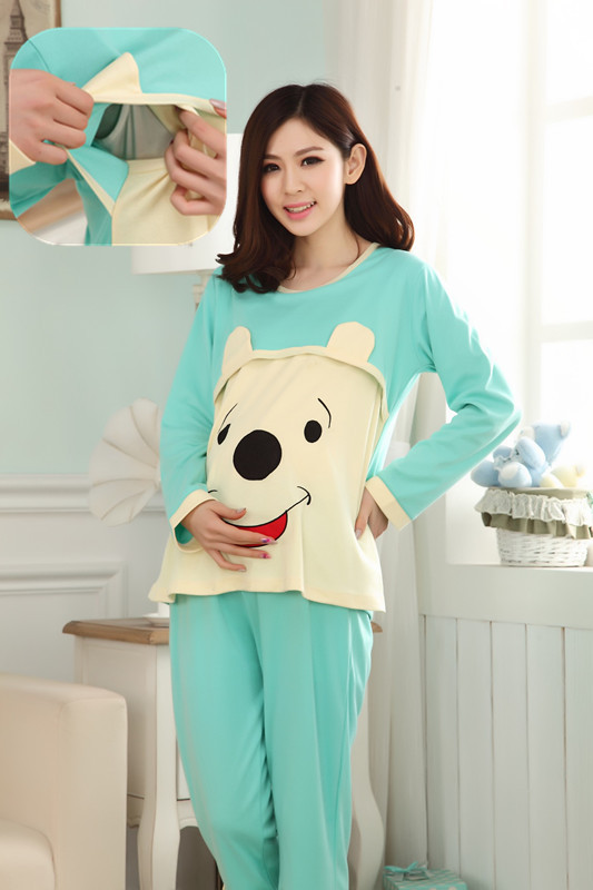 春款<em>月子服哺乳</em>衣孕妇<em>睡衣</em>套装<em>长袖</em>喂奶衣淘宝