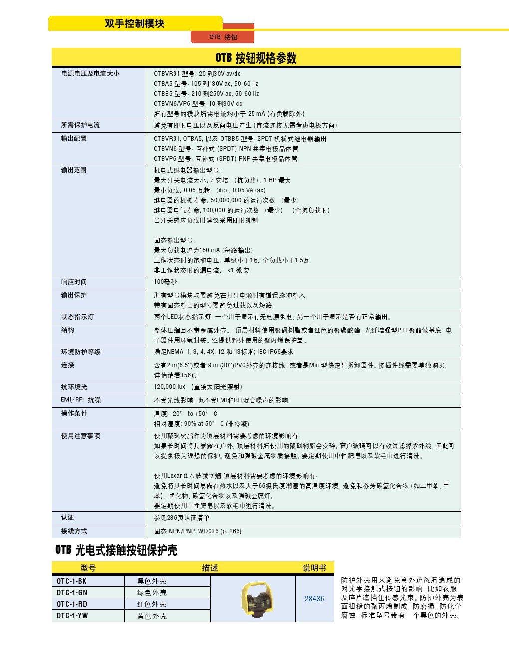 OTB按钮-参数、