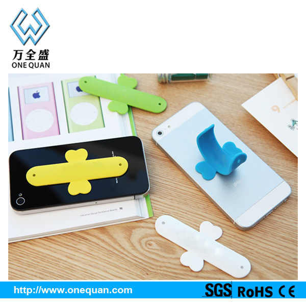 尚流行款懒人硅胶啪啪手机支架 硅胶魔力贴手