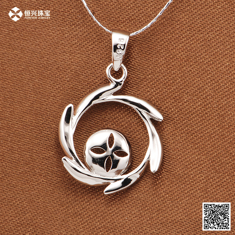 新款925银,淡水海水珍珠吊坠托,精致女式项饰,厂家正品批发