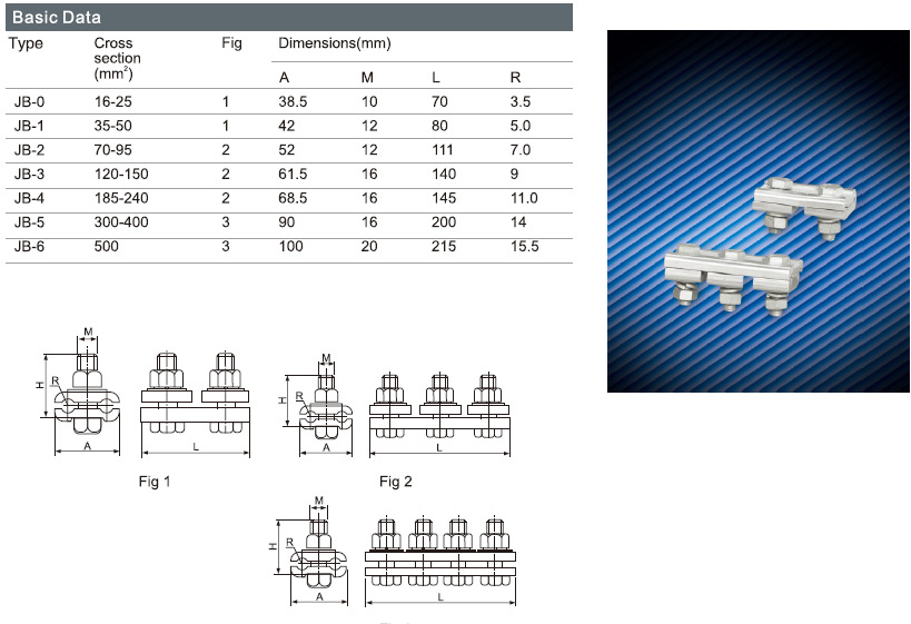 【赛普供应】jb系列电力金具 铝线夹 铝并沟线夹jb-1 大量库存