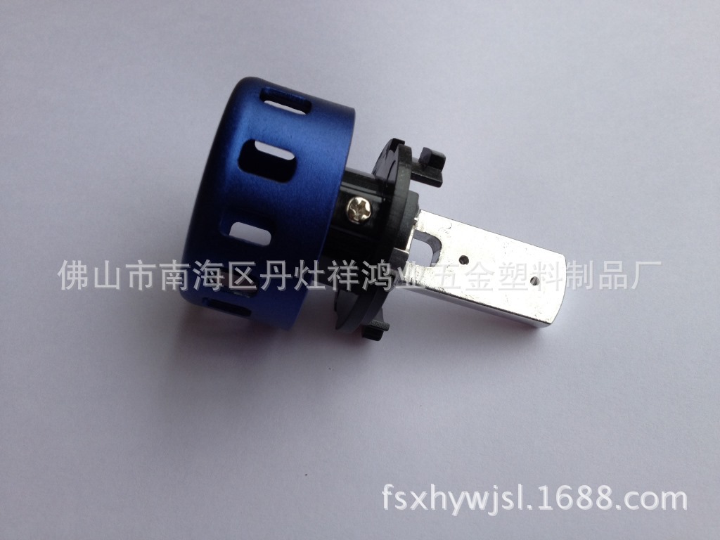 摩托车电动车二代立柱双珠LED前大灯塑料卡盘