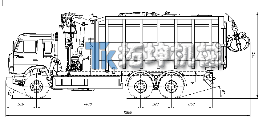 随车抓斗起重车02