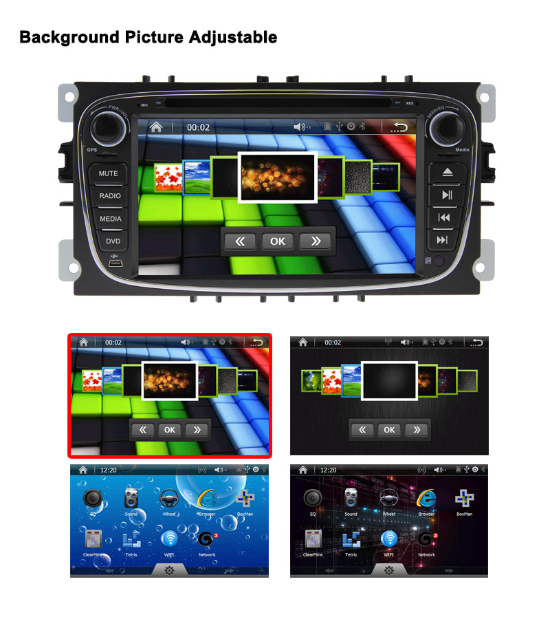 8628MX黑 福特蒙迪欧专用车载导航