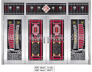 豪华不锈钢大门