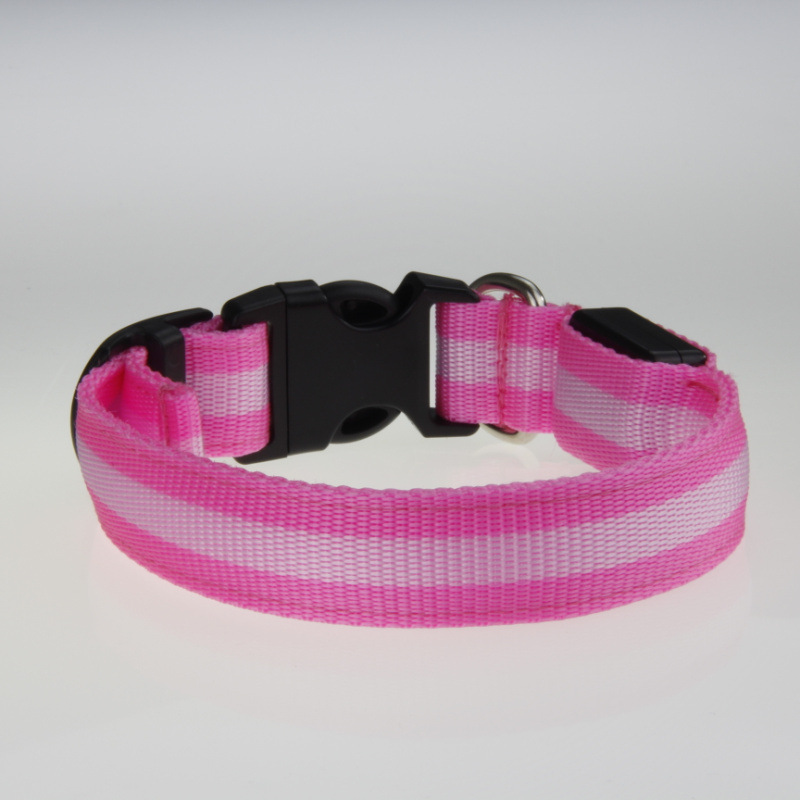 2.5cm条纹光纤狗项?个规?个颜 发光狗项 (28