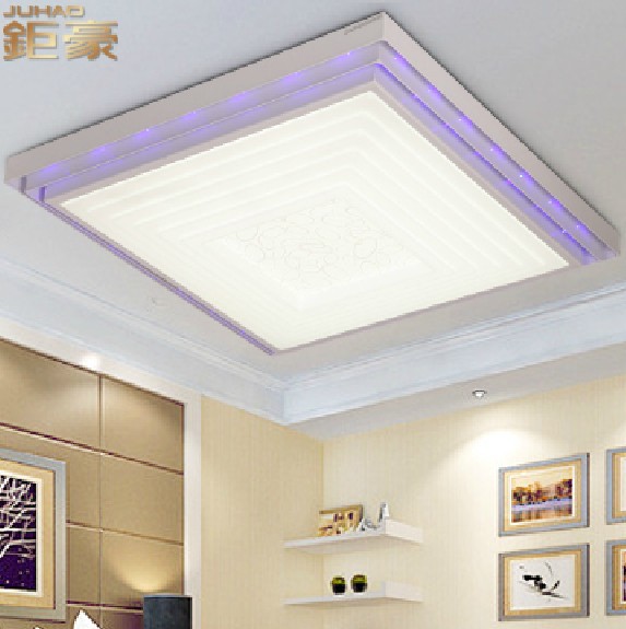 钜豪LED现代简约书房灯客厅灯餐厅灯方形灯吸