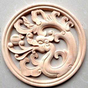 批发采购木质工艺品-东阳木雕实木花片欧式家