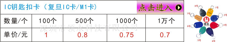 复旦IC钥匙扣