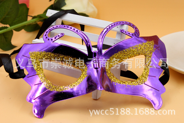 蝴蝶面具紫色
