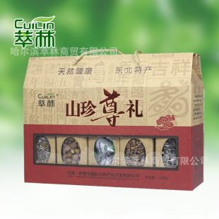木耳-萃林山珍 东北特产礼盒 蓝莓干木耳松子礼