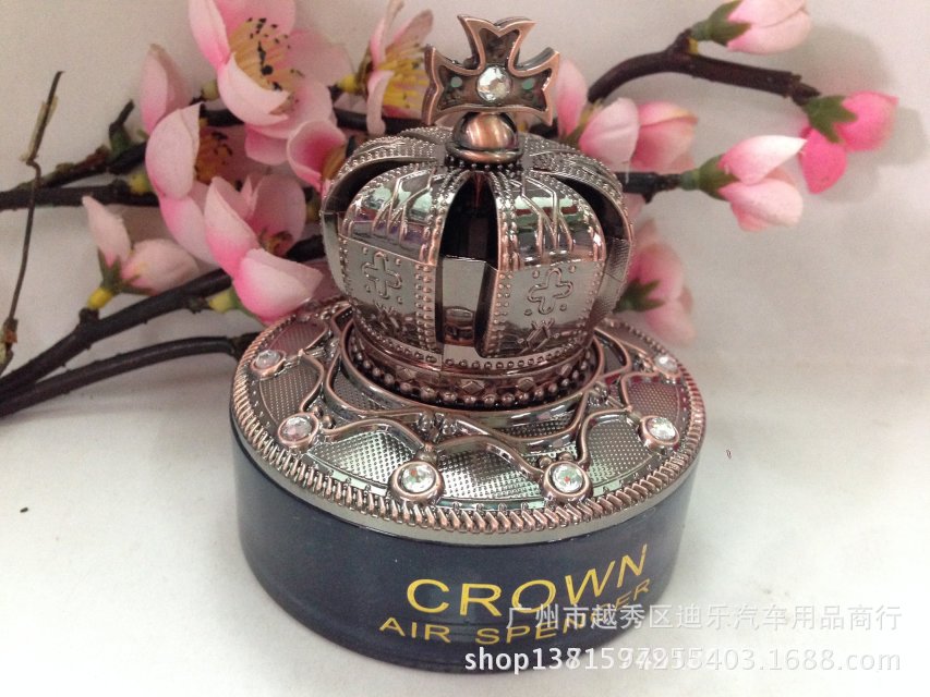 汽车香水-2014新款汽车香水 英文皇冠香水座