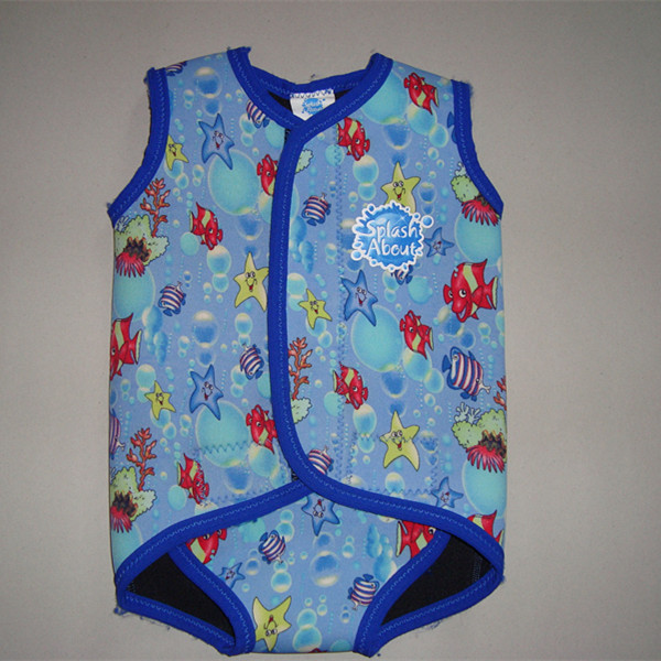 潜水服-3MM潜水料婴儿-男女儿童保暖游泳衣-