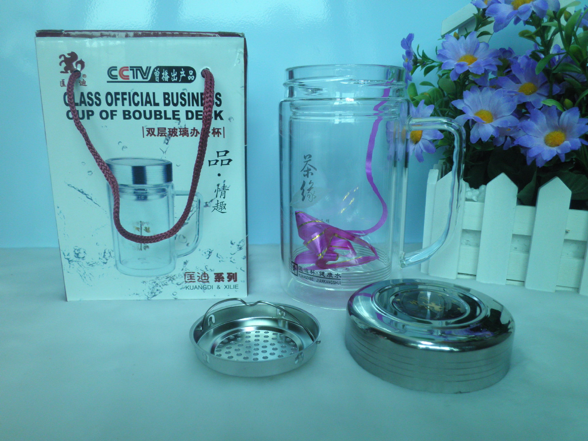 批发采购杯子-亚泰YT-8104玻璃杯 夏季防热玻