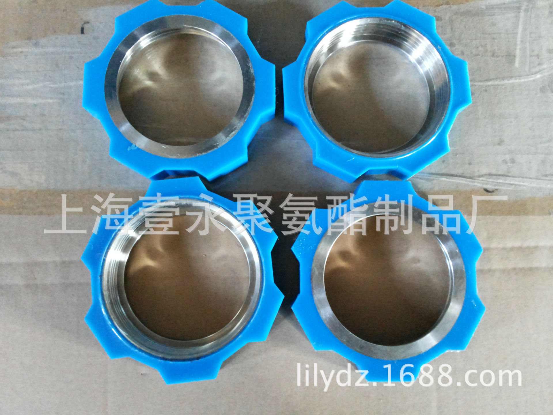 不銹鋼包膠輪Φ127X22.5