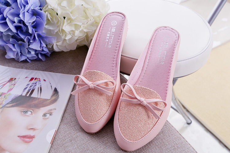 2014韩版时尚凉拖鞋女 欧美复古厚底凉拖鞋坡