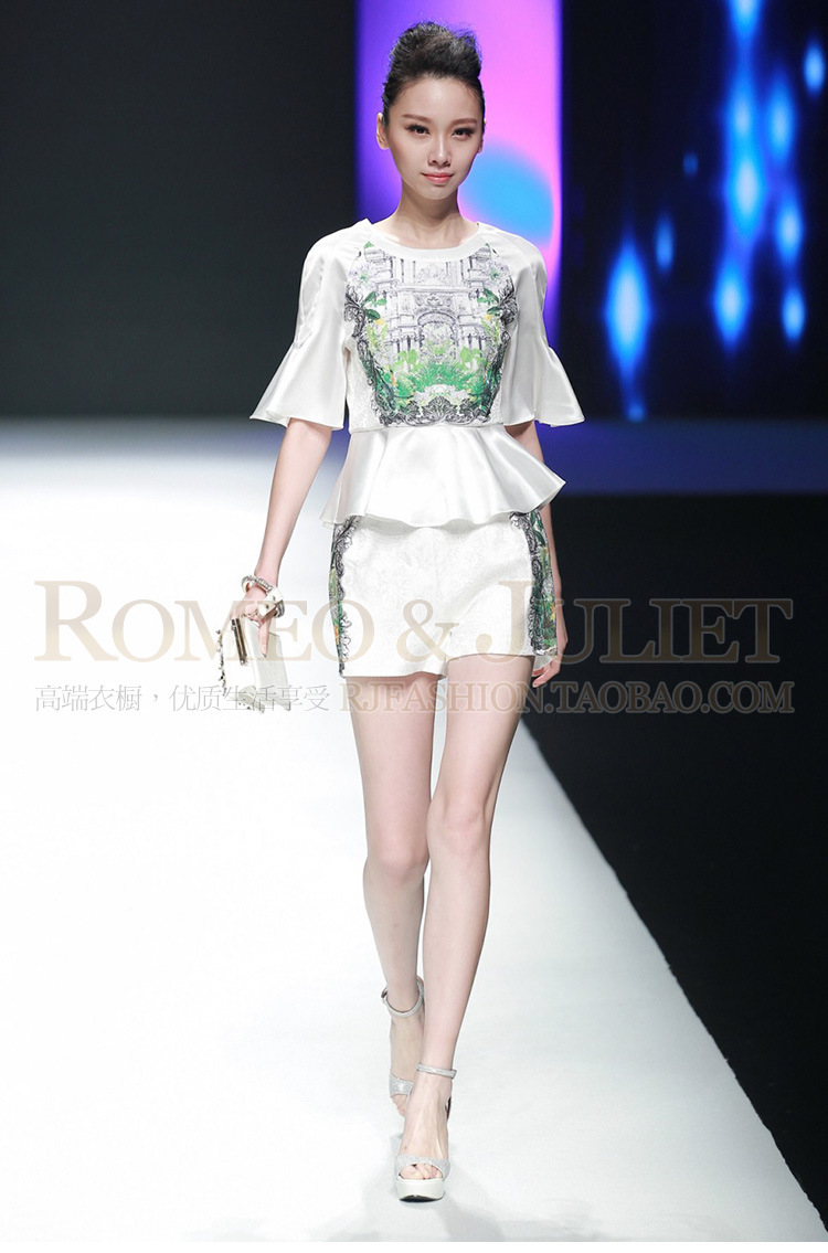 <em>批发</em>采购女式休闲套装-2014夏装<em>欧美女装</em>新款