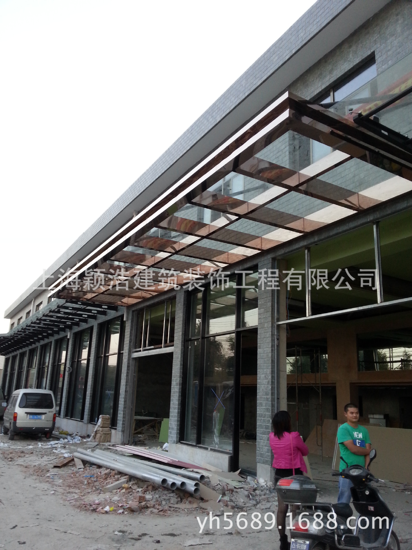 2015款土豪金 8k玫瑰金不锈钢雨棚高端大气上档次图片_5