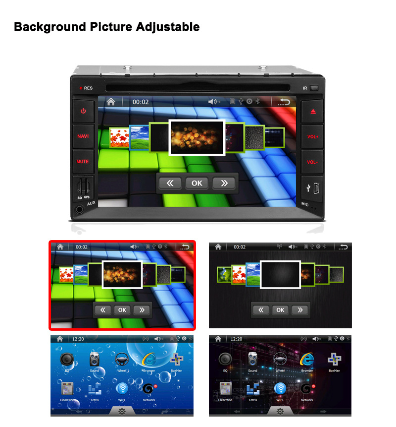 2615MX 6.2寸固定面板通用车载