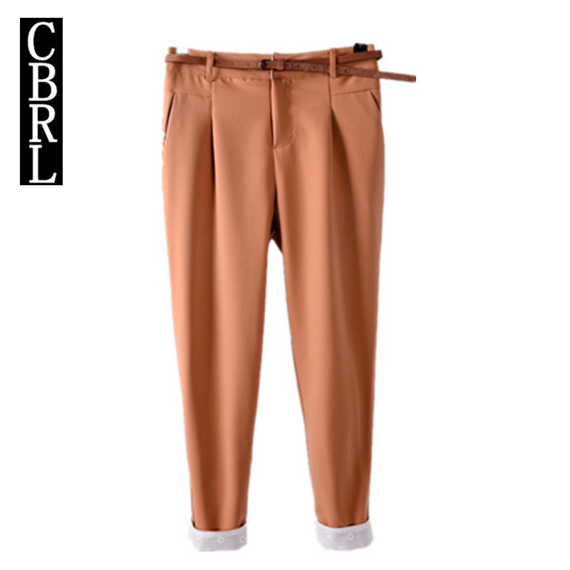 2014春夏森系裤学院刺绣小花翻边小清新休闲