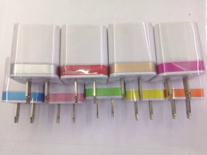 【双USB 充 2.1 A 彩色边 绿点】价格,厂家,图片