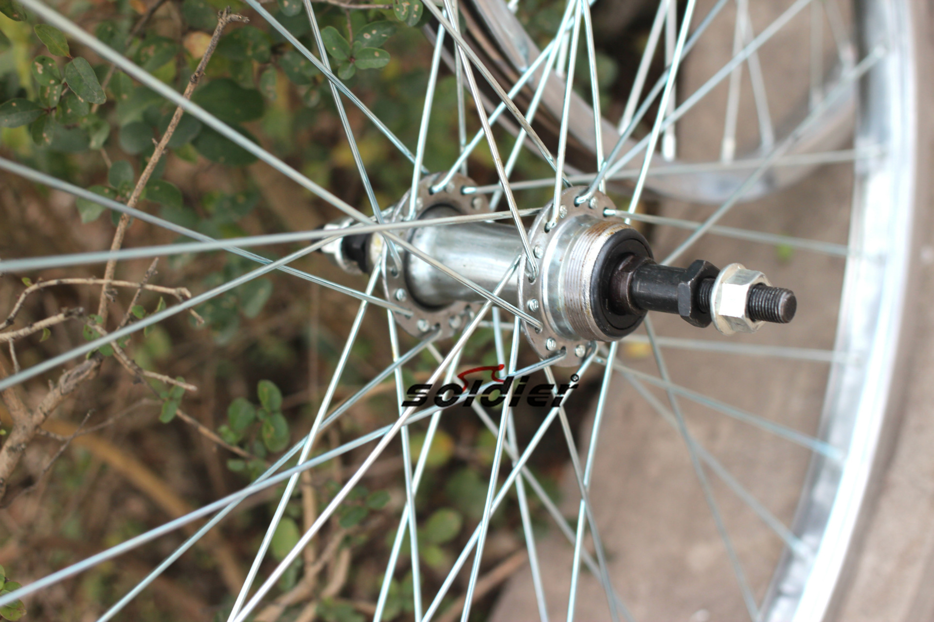 自行车轮组自行车前轮钢圈和后轮轮圈/24寸36孔钢圈轮组_义乌市速珏车