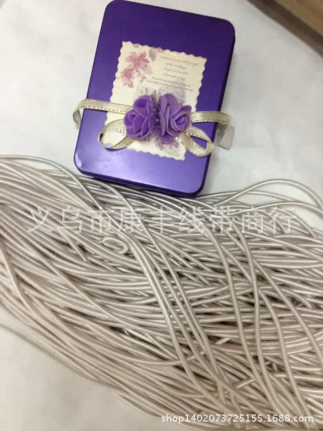 2.0彩色圆松紧带15