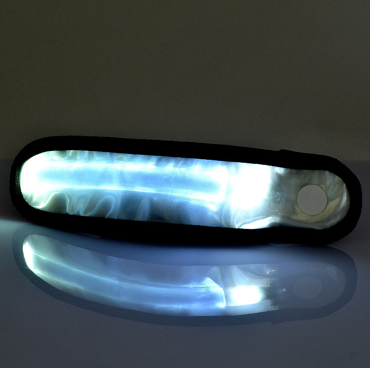 【宽4.0 晶格LED闪光手臂带 骑行闪光反光安全