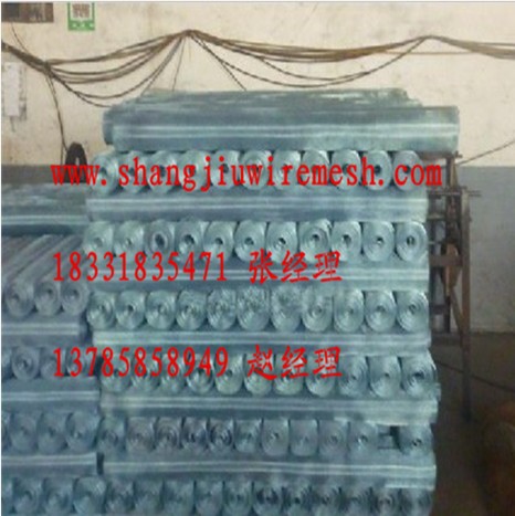 蓝白钝化镀锌窗纱