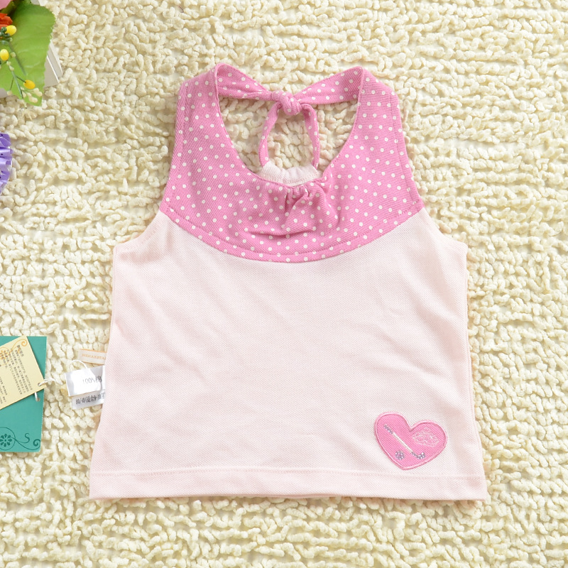 现货库存童装背心<em>批发</em> <em>女童</em>纯棉背心 小孩<em>衣服</em>