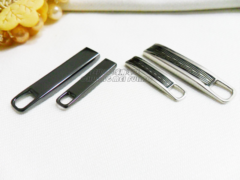 拉链头-高品质拉片 服装辅料配件 高档画黑漆滴