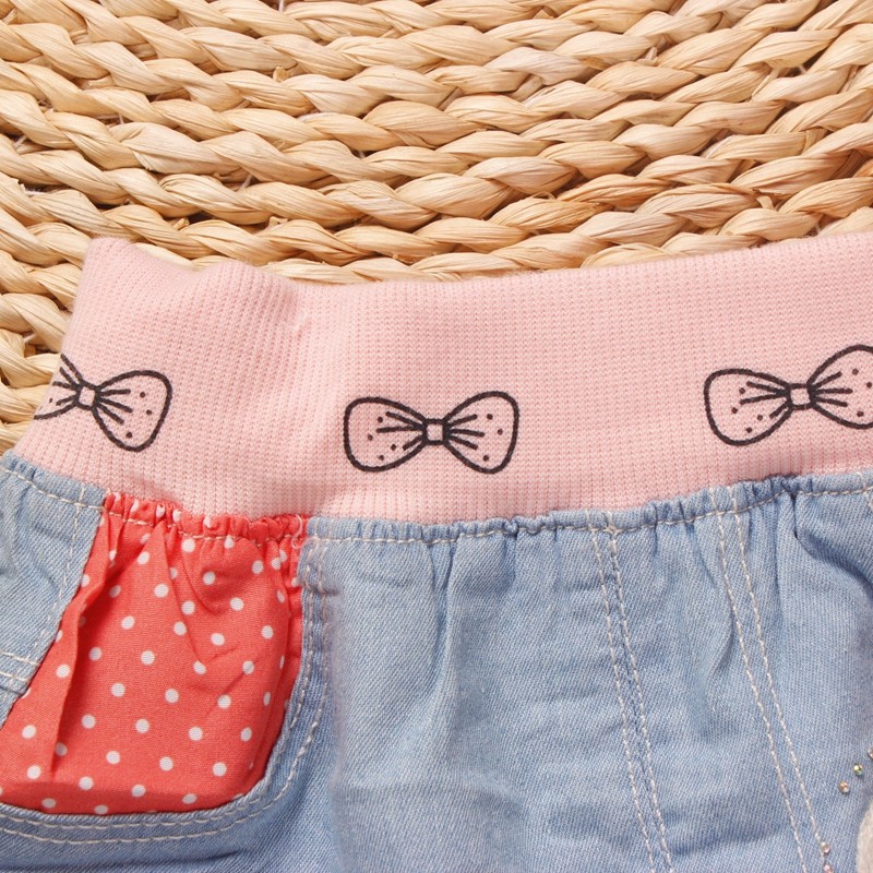 童裤-2014韩版<em>夏季</em>新款<em>童装</em> 儿童<em>牛仔短裤</em> 女