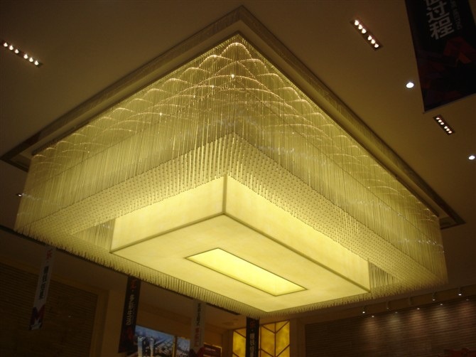 非标工程定制灯具 中山水晶灯酒店灯会所饰定制非标工程灯具制造大型水晶灯生产工厂