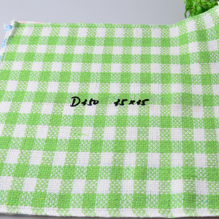 【厂家直销 棉质不沾油渍易去污3色耐用格子抺