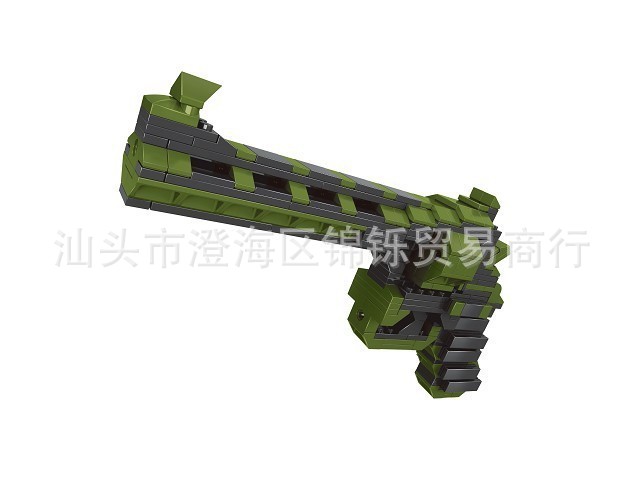 积木-供应长左轮拼装仿真积木枪 军事拼装积木枪 自装仿真积木枪-积木尽在阿里巴巴