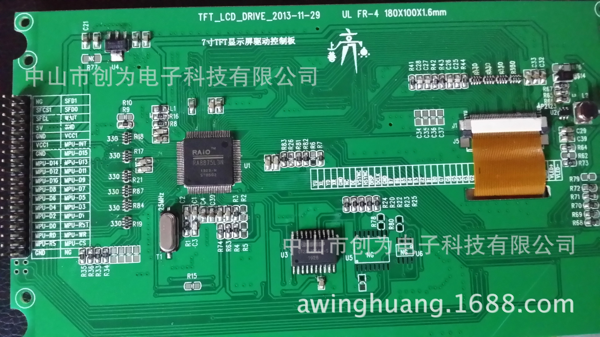 STM32控制系統-顯示屏接口