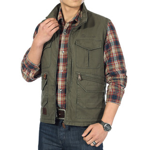 批发采购男式<em>马甲-2014新款</em>afs <em>jeep</em>夏装男士网