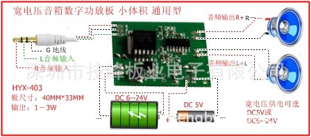 音箱产品,数码产品,电脑对箱产品,音频输出产品 家用diy小功放板接线