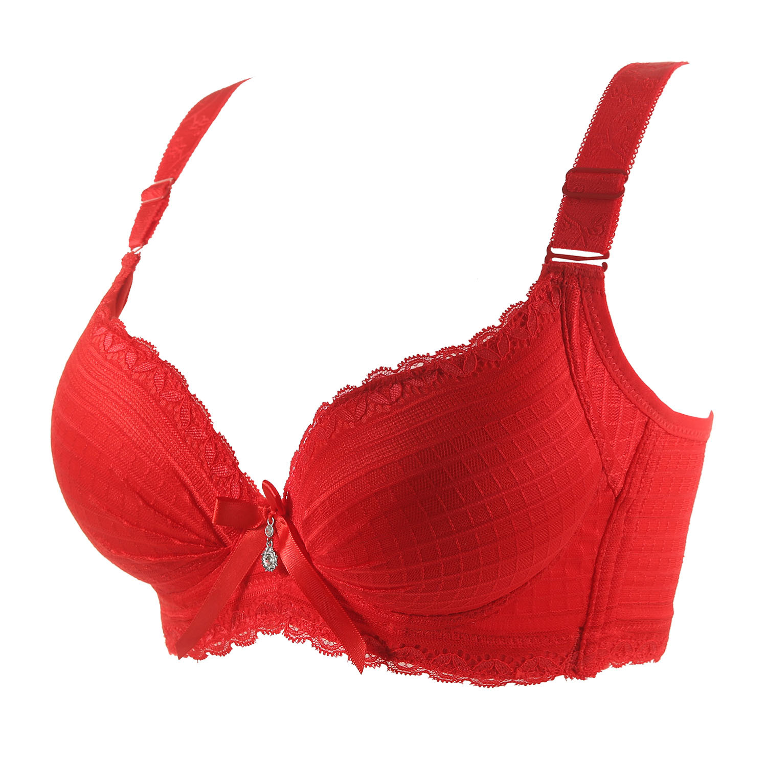 <em>文胸</em>-雅琪嘉厚<em>棉碗</em>调整型 聚拢内衣 蝴蝶结钻饰