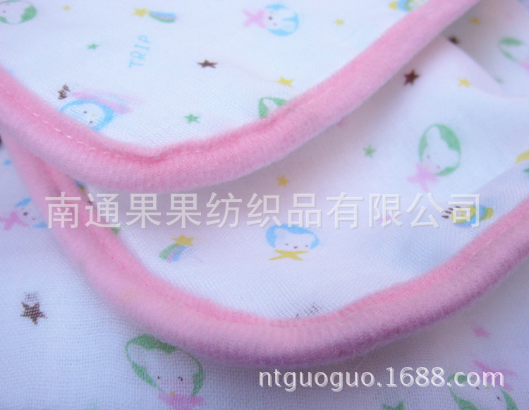 出口日本全棉多层纱布加厚童毯婴儿抱毯浴巾床单裹巾工厂特价批发