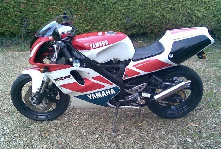 雅马哈tzr250两轮摩托车 跑车