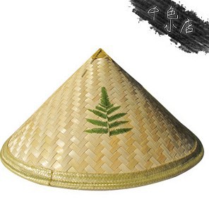 帽子厂家天然竹编草帽大沿草帽农民斗笠农用麦