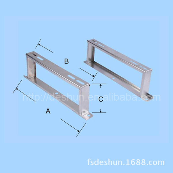底面用空调支架,角钢焊接1-3p,3-5p 适用