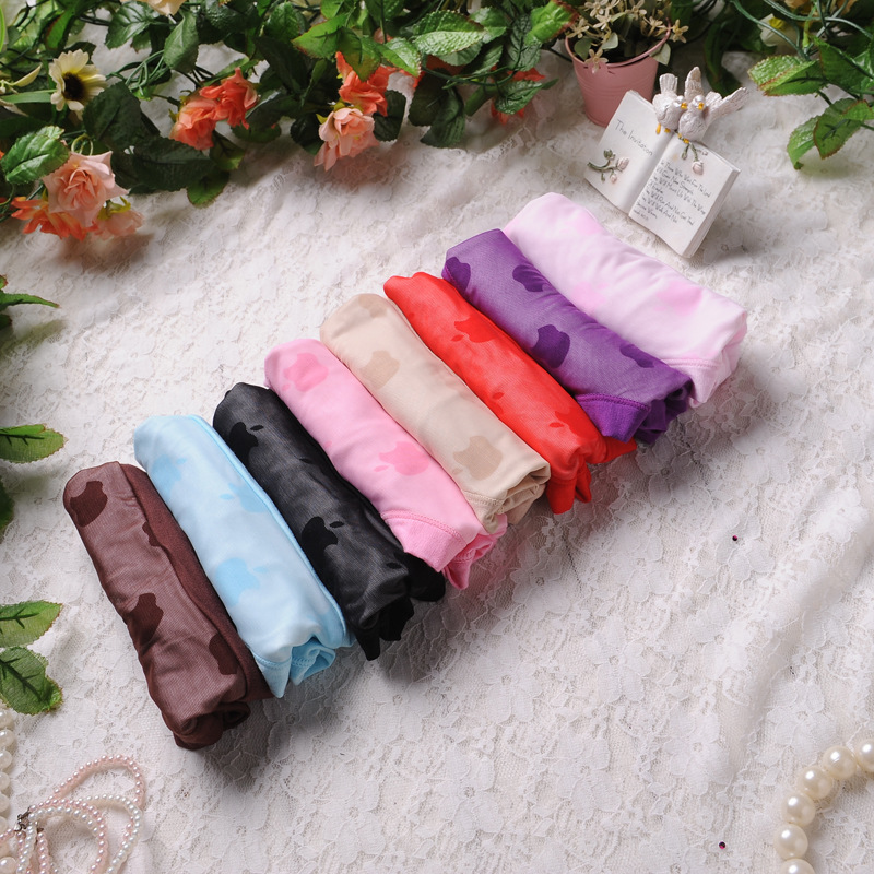 【<em>莫代尔</em>无痕花边<em>女士内裤</em> 中腰<em>人棉</em>无痕<em>女士</em>