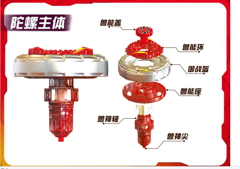 陀螺-厂家直销最新烈炎兽王陀螺.最强儿童陀螺