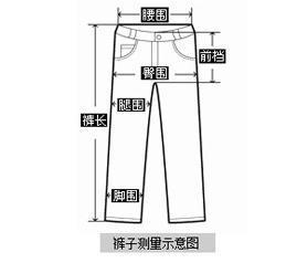 尺码 腰围 臀围 前档 后档 腿围 裤长 其他