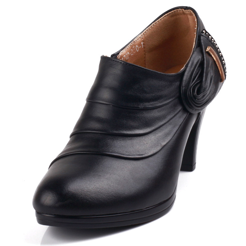 尚雅阁女鞋爆款2014最新款品质高跟单鞋舒适